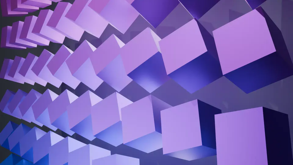 Creating an Animated Grid of Rotating Cubes with Drivers in Blender