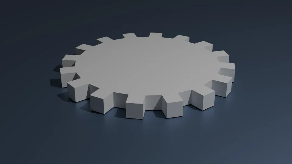 Creating a Procedural Cog in Blender Using Geometry Nodes